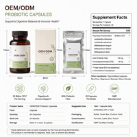 Capsules de Probiotiques à Marque Blanche OEM ODM Akkermansia Muciniphila Complément Alimentaire Herbal Fourniture en Gros