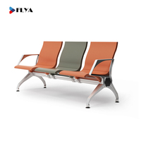 Vente directe : Mobilier de salon d'aéroport, bancs de réception en acier pour hôpitaux et cliniques, chaises d'attente connectables à prix abordable