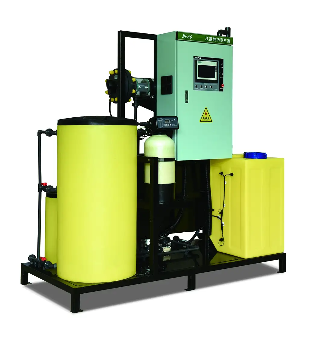 Оборудование для дезинфекции гипохлорита натрия для электролиза соленой воды, оборудование для дезинфекции водоочистки