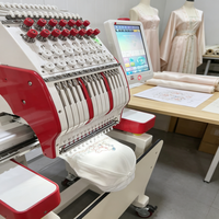 Machine à broder Bai fiable avec engrenage d'entraînement de précision pour la broderie de détails sur les tissus en soie et en satin