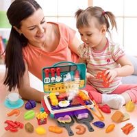 Ensemble de jeu de cuisine électrique avec lumière et musique, ensemble de jouets barbecue avec fonction de pulvérisation de brume pour enfants