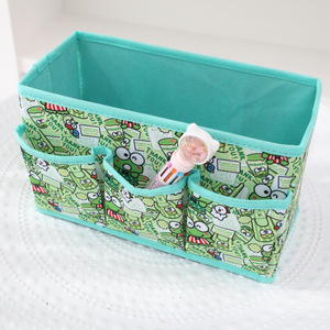 Foldable <b>Desktop</b> Cosmetic <b>Organizer</b> Box Rectangle Standing Type <b>For</b> Skincare Keys Storage Office <b>Organizer</b> - Product Image 2