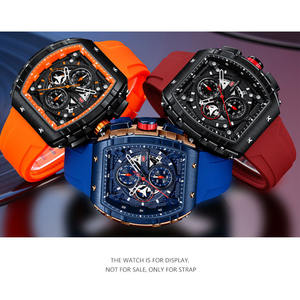 Para <span class=keywords><strong>Swatch</strong></span> X para la colección Bvlgari, <span class=keywords><strong>correa</strong></span> de repuesto de goma rosa amarilla para relojes de 20/22/24/26mm, <span class=keywords><strong>Correa</strong></span> deportiva resistente al agua - Product Image 4