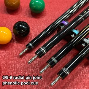 YFEN YF‑M1‑4 Billiard <b>Pool</b> <b>Cue</b>, 3/8‑9 Radial Pin Joint, Phenolic Ferrule, Carbon Fiber Shaft, Canadian Hard Maple C4 - Product Image 3