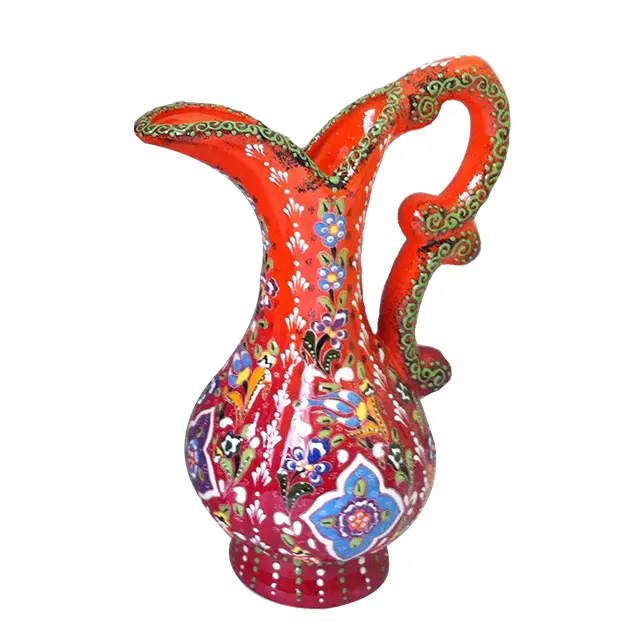 Turkish Ceramic Handmade Ashure Pitcher 15-20-25-35 CM