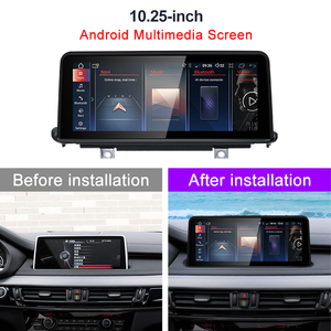 Lecteur multimédia automobile HFMidia Qualcomm Snapdragon 665 10,25 pouces Android 16 pour BMW X5 F15 X6 F16 NBT, autoradio - Product Image 3