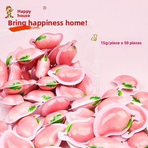 Snack di Gelatina alla Frutta 4D Certificati Kosher e Halal, Assortimento di Durian e Mango, Snack alla Frutta Ricoperti in Bulk - Product Image 4