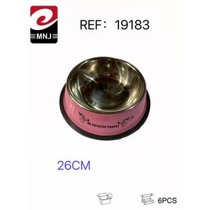 Mnj Dog Bowl 26Cm Stainless Steel Pet Feeder For Dogs And Cats - Product Image 3