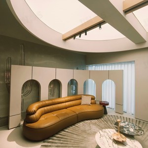 JINS Furniture <span class=keywords><strong>Canapé</strong></span> sectionnel <span class=keywords><strong>convertible</strong></span> moderne de haute qualité <span class=keywords><strong>3</strong></span> <span class=keywords><strong>places</strong></span> en cuir véritable pour ensemble de salon - Product Image 5