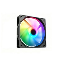 Ventilateur de refroidissement PC silencieux 120 mm 4 broches RGB, boîte de 25 couleurs RGB, emballage de 45 ventilateurs 4 broches 5000 tr/min pour machine de minage, 120 mm