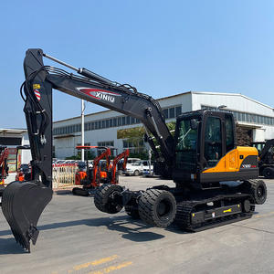 Rinoceronte X120plus 10 Ton ruota cingolato escavatore compatto idraulico macchina di scavo per la costruzione di movimento terra cava di estrazione mineraria - Product Image 1