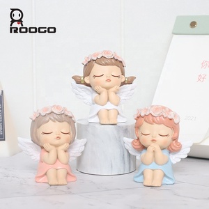 Roogo Decorazioni per Torte di <span class=keywords><strong>Compleanno</strong></span> a Forma di Ali d'<span class=keywords><strong>Angelo</strong></span> in Resina, Riutilizzabili e Adorabili - Product Image 4