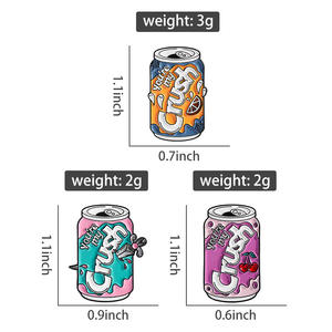 Broche con Forma de Lata de Bebida Divertida, Creativo y Personalizado, Insignia con la Frase 'You're My <span class=keywords><strong>Crush</strong></span>', Pin de Solapa Esmaltado - Product Image 6