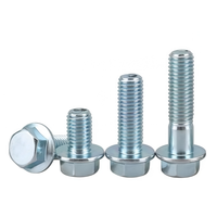 Fournisseur professionnel de boulons à tête hexagonale à bride en acier inoxydable 304, filetage métrique M4 M5 M6 M8 M10 M12, norme GB5787