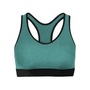 Sujetador Deportivo de Yoga Negro para Mujer, Personalizado con Logotipo OEM, Acolchado, Transpirable, de Secado Rápido, Soporte Medio, Espalda Cruzada, Tallas Grandes - Product Image 1