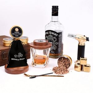 Design Budget Whiskey Smoker <b>Kit</b> Low-Cost Smoking Set for Home Bartenders | Wholesale Customizable Cocktail Accessory - Product Image 5