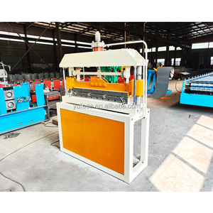Machine <span class=keywords><strong>simple</strong></span> et automatique hydraulique pour la fabrication de capuchons de toit en Aluzinc avec moteur, engrenages et roulements pour tôles PPGI/galvanisées, facile à utiliser - Product Image 4