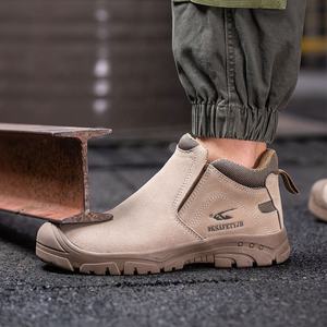 Chaussures <span class=keywords><strong>de</strong></span> sécurité CEATSAFETV en cuir microfibre bon marché avec embout en acier, bottes <span class=keywords><strong>de</strong></span> sécurité pour soudeurs - Product Image 4
