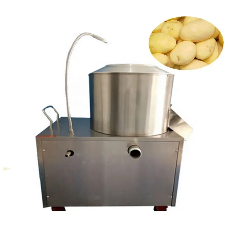 Pelador de patatas eléctrico comercial, máquina para lavar y pelar patatas, precio de fábrica