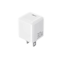 Cargador Rápido GaN Ecológico Ultrafino Tipo-C de 30W 20W con Enchufes Universales para EE. UU. y Japón, Multicolor Vibrante, Certificado FCC ETL Good-She