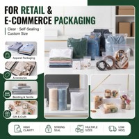 Großhandel Antistatische OPP Selbstklebende Verpackungsbeutel BOPP Transparente Polybeutel für Geldbörsen Bettwäsche Kleidung Verschiedene Größen Fabrik