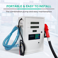 Pompe de transfert de carburant diesel électrique portable 12 V CC 220 V pour réservoir IBC de 1000 L avec buse