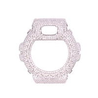 Diamantprüfer-geprüfte VVS Moissanite Iced Out Cross Uhrenlünette Luxus Buss Down Religiöse Uhrengehäuseteile für DW6900