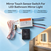 Interruptor Táctil Inteligente de 110-220V para Luz Frontal de Espejo