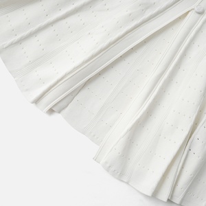 Abito da Sera Elegante di Lusso, Alta Qualità, Stile Vintage, Aderente, Bianco, con Fiori Ricamati, per Banchetti - Product Image 3