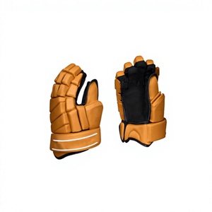 SPORTEX WEARS SW-HG-008 Ice Hockey Gloves Full Finger Polyester Breathable Customizable Color Size <b>Hook</b> Loop Closure Sports - Product Image 1