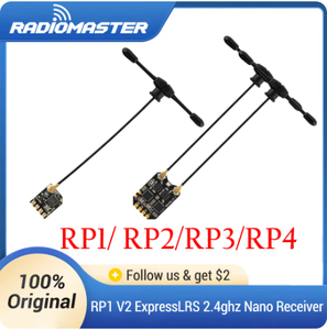 Radiomaster RP1 <span class=keywords><strong>2</strong></span> <span class=keywords><strong>3</strong></span> 4 V2 FCC <span class=keywords><strong>2</strong></span>.4ghz expressrs ELRS Nano ricevitore T Antenna per TX16S 12 RC trasmettitore Radio FPV Drone - Product Image 2