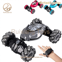 Voiture RC de drift 4x4 2,4 GHz Expert à commande manuelle 4 canaux, transformable, avec détection gestuelle, pour enfants (garçons et filles), chargeur inclus, portée 100 m