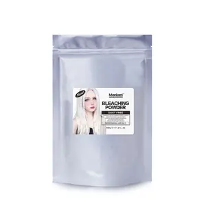 wholesale ammonia free professional white color decolor lightening blue bulk hair bleach powder