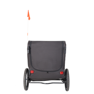 Remolque de Bicicleta para Mascotas Premium Morething, Marco de Acero Inoxidable, Capacidad de Carga de 60 kg, Diseño Plegable, Carrito para Perros Medianos y Grandes, 16 Pulgadas - Product Image 5