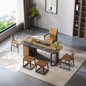 Table <span class=keywords><strong>de</strong></span> bureau durable et résistante aux rayures avec plateau en pierre et armoire <span class=keywords><strong>de</strong></span> rangement pour mobilier <span class=keywords><strong>de</strong></span> salle <span class=keywords><strong>de</strong></span> réunion et <span class=keywords><strong>de</strong></span> lounge exécutif - Product Image 2