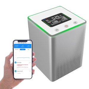 LCD 화면이 있는 스마트 디지털 라돈 감지기 펄스 이온 챔버 센서 Bq/M3 Pci/L 라돈 테스터 가정용 공기 토양 물 모니터링 - Product Image 2