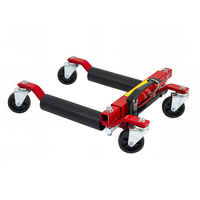 Chariot de positionnement hydraulique portable pour voiture 1650LBS avec roues pivotantes, outils de réparation de pneus, utilisation par une seule personne, outil de déplacement et de relocalisation automobile