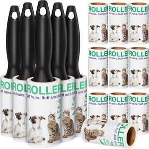 Rouleau Adhésif Réutilisable pour Éliminer les Poils d'Animaux et la Poussière – Brosse et Rouleaux Anti-Poils Personnalisés - Product Image 1