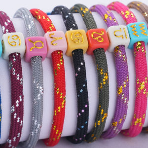 Braccialetto Bohémien Colorato Fatto a Mano con Segno Zodiacale, Regolabile, Gioiello dell'Amicizia - Product Image 3