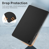 Étui de protection en cuir PU Bojin pour tablette Tab A9 Plus 11 pouces, avec fonction veille/réveil automatique, design fin et élégant, plusieurs couleurs