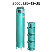Pompe centrifuge submersible pour puits profond QJ en acier inoxydable, multi-étages, 400 m de hauteur de refoulement, longue durée de vie, irrigation souterraine