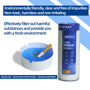 Les cendriers de cigarettes en papier jetables de haute qualité avec résine absorbante <span class=keywords><strong>à</strong></span> <span class=keywords><strong>l</strong></span>'intérieur conviennent aux KTVS de bureau - Product Image 3