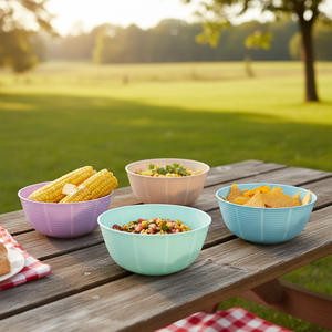 CASAMAX WL AA-1835 Ciotola per Mais in Plastica, Diametro 5,5 Pollici, Portatile, Moderna, Classica e Resistente - Product Image 3