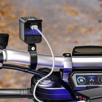 Chargeur double USB étanche Kewig B13 pour moto, charge super rapide, prise de courant modifiée pour moto