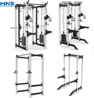 Support d'entraînement électrique multifonctionnel Cage de machine intégrée Smith Squat Stand Pin Loaded Leg Extension Steel Commercial Use