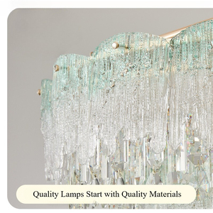 Lampadario in Cristallo di Lusso Francese, Elegante Lampada a Sospensione di Alta Gamma per Soggiorno, Camera da Letto e Sala da Pranzo - Product Image 2