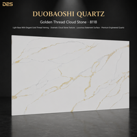 Dalle de quartz technique Cloud Stone 3200x1600mm |   Certifié CE SGS |   Moderne |   Table de cuisine d'hôtel, îlot central, meuble-lavabo de salle de bain