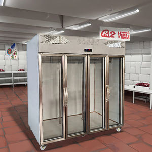 ตู้แช่แข็งแบบสองหน้าเหมือนงานตัดกระจกตู้แนวตั้ง3ประตูสำหรับเนื้อหมูเนื้อวัวแท่งคงที่ - Product Image 6