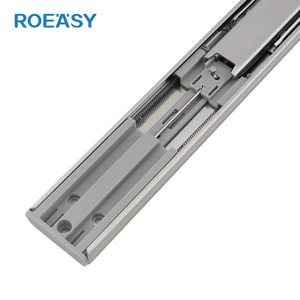 ROEASY Rail <span class=keywords><strong>de</strong></span> tiroir télescopique Guides <span class=keywords><strong>de</strong></span> glissière Fabricants <span class=keywords><strong>pour</strong></span> armoire <span class=keywords><strong>de</strong></span> <span class=keywords><strong>placard</strong></span> Montage <span class=keywords><strong>de</strong></span> <span class=keywords><strong>porte</strong></span> d'armoire Tiroir d'armoire Rails <span class=keywords><strong>de</strong></span> glissière Zinc - Product Image 5