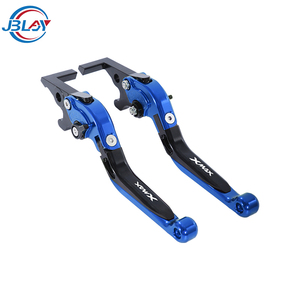 Pièces de système de stationnement modifiées CNC pour moto, levier de frein et d'embrayage pliable en alliage d'aluminium avec <span class=keywords><strong>LOGO</strong></span> pour XMAX XMAX300 - Product Image 1